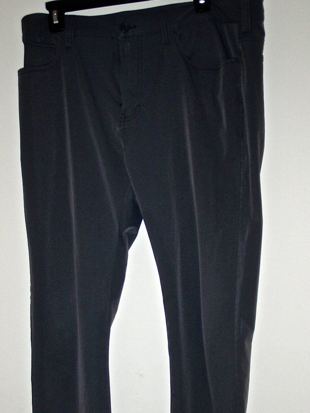 J. CREW MEN'S FLEX SLIM FIT 5 POCKET PANTS LIGHTWEIGHT GREY SIZE W35 L32